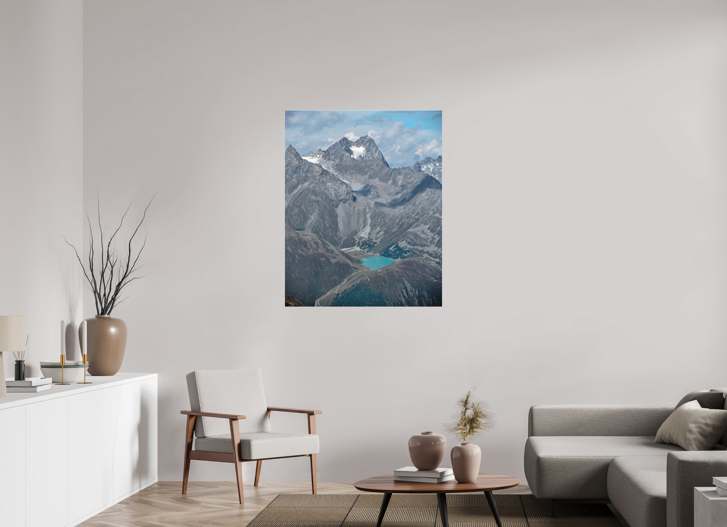 "blue lake" photo from the Ötztal glacier region