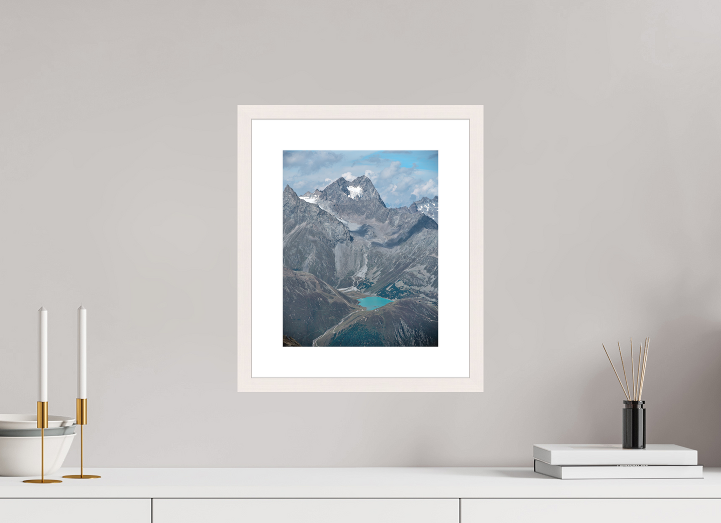 "blue lake" photo from the Ötztal glacier region