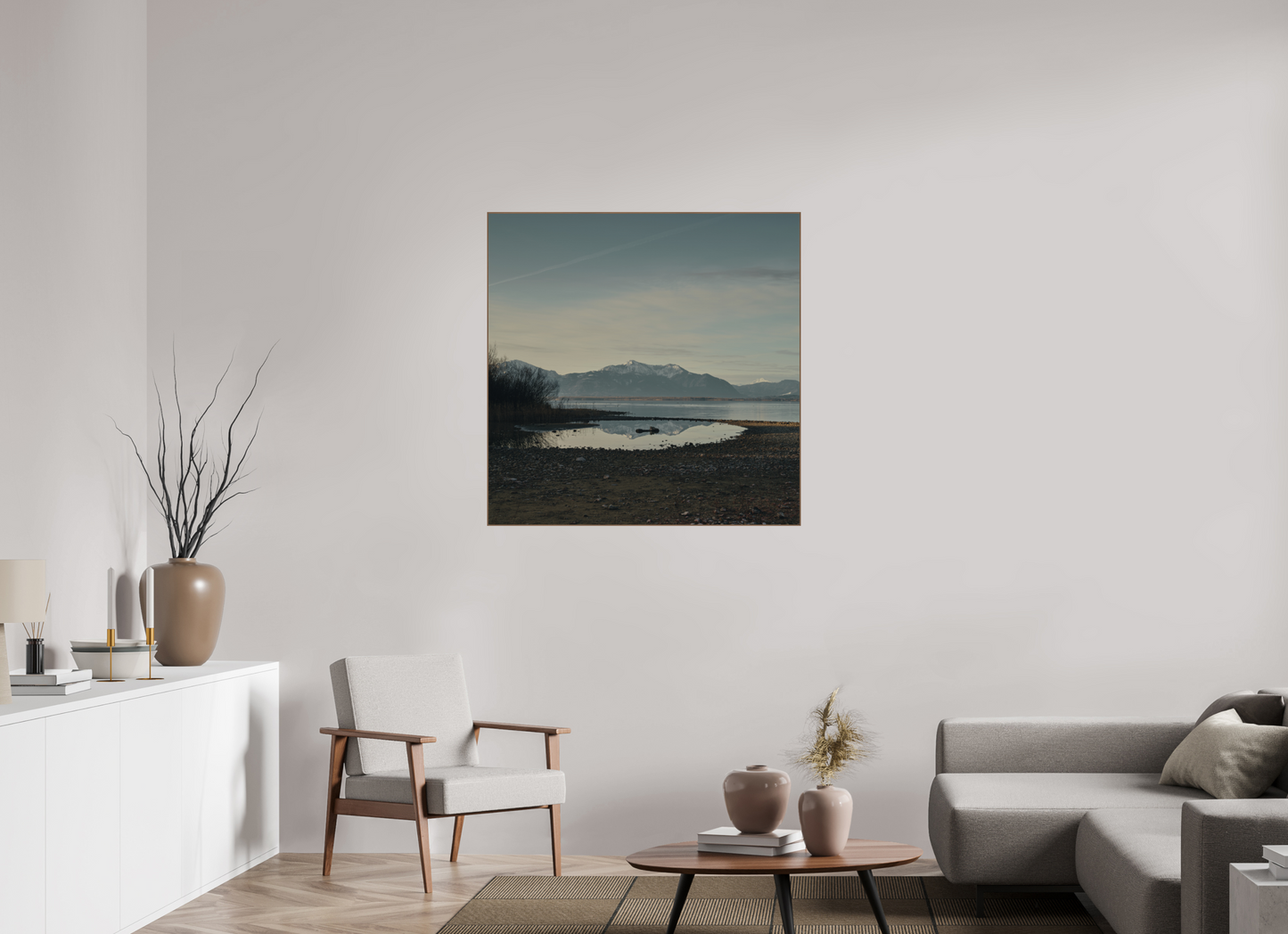 "chiemsee fokus I" - Chiemsee am Morgen