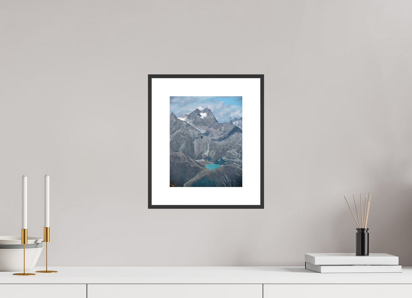 "blue lake" photo from the Ötztal glacier region