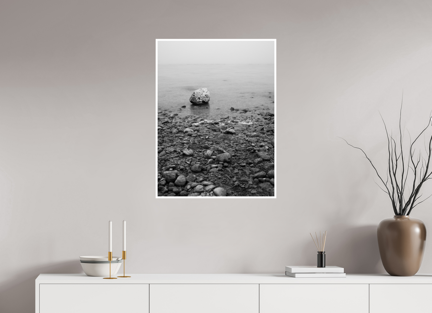 "der kalte stein" Chiemsee Fine Art Photography