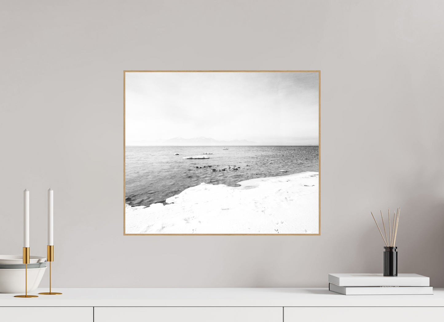 "home is were you feel good" - Chiemsee im Winter