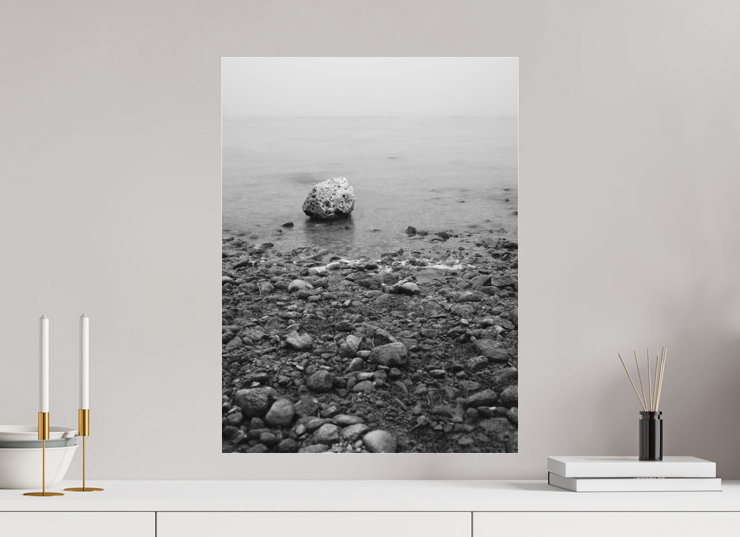 "der kalte stein" Chiemsee Fine Art Photography