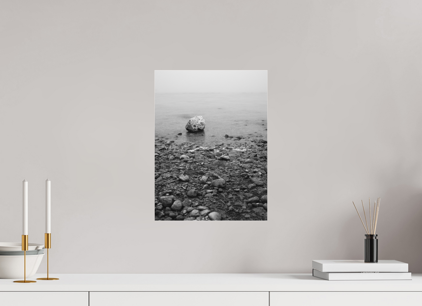 "der kalte stein" Chiemsee Fine Art Photography