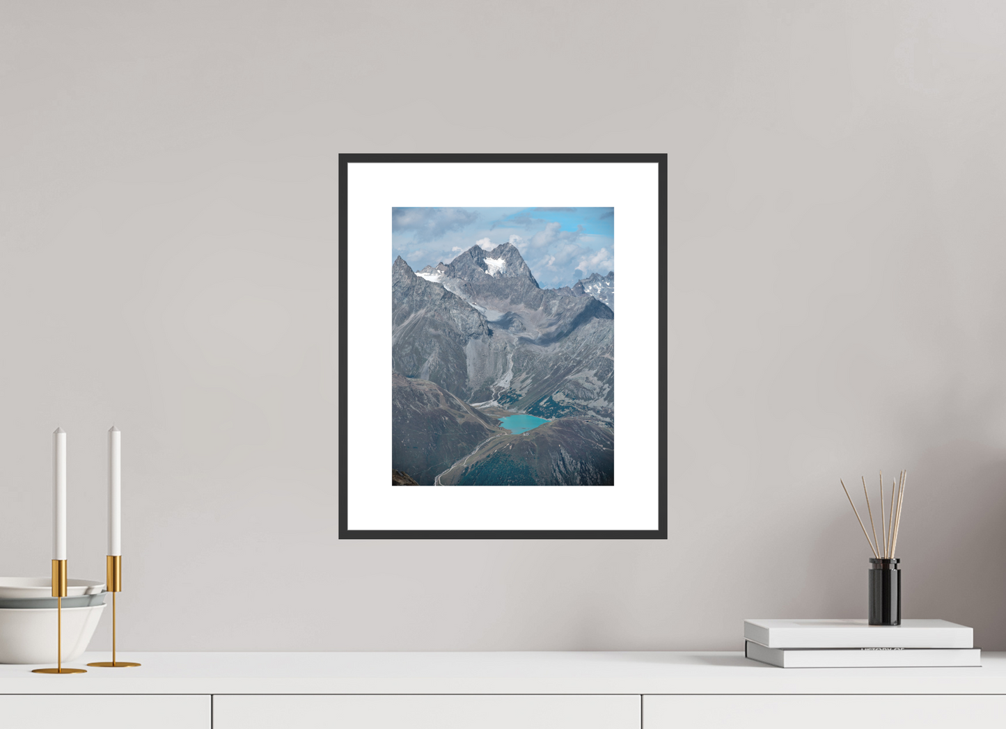 "blue lake" photo from the Ötztal glacier region