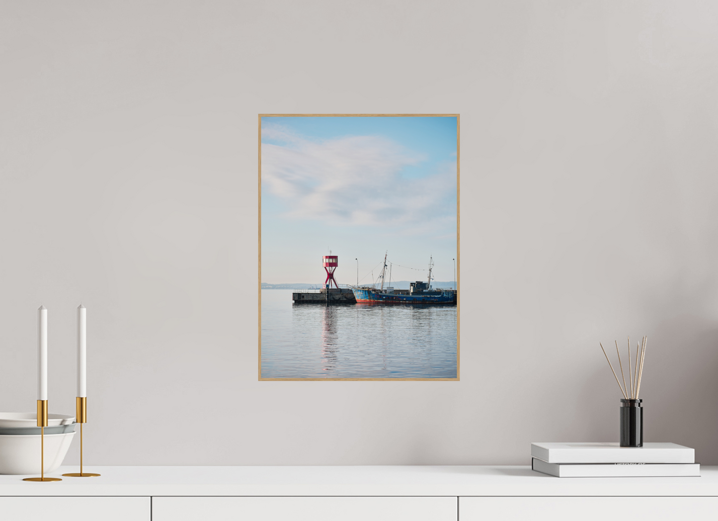 "im Hafen" Teil des Hafens von Sassnitz
