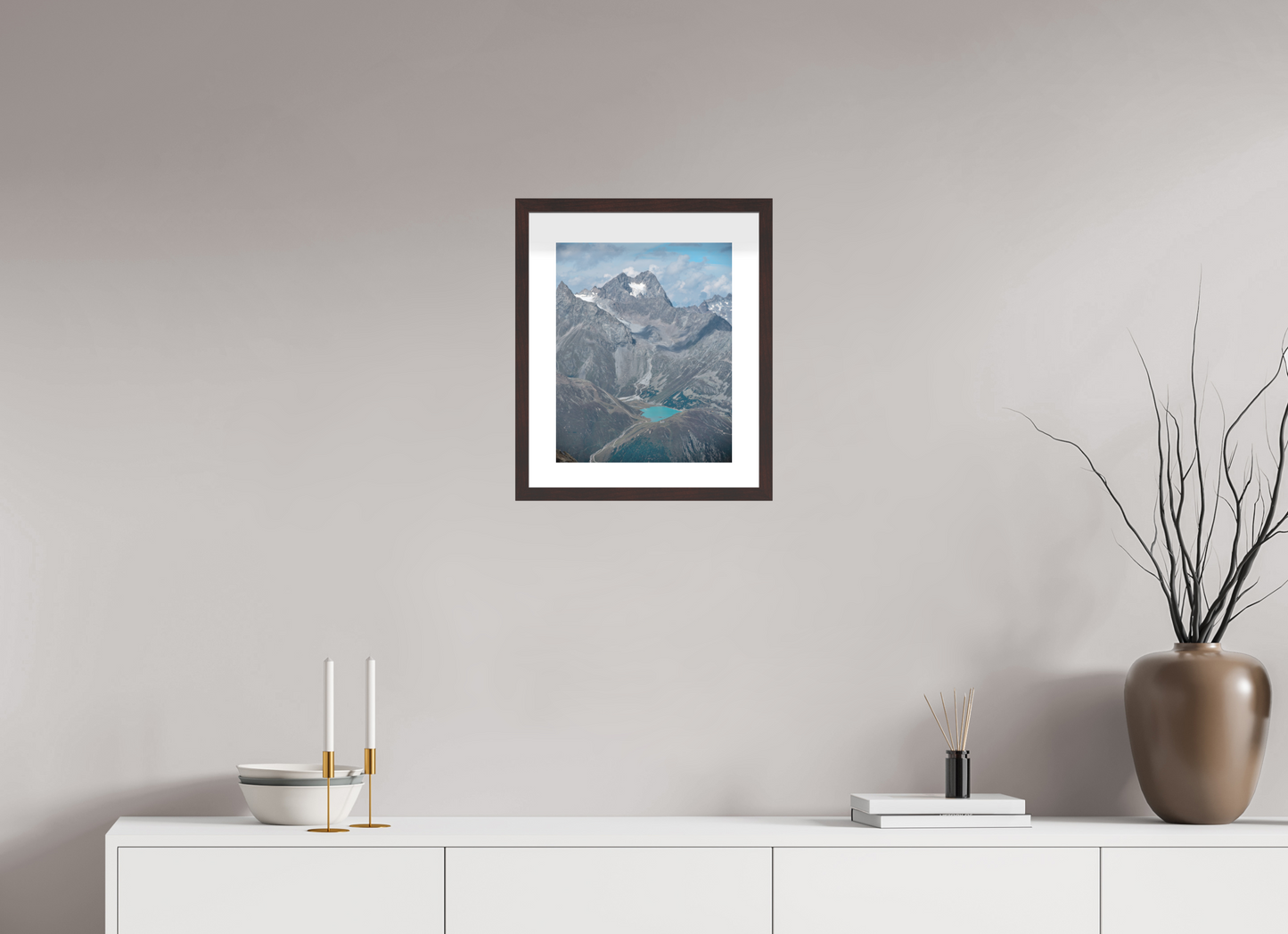 "blue lake" photo from the Ötztal glacier region