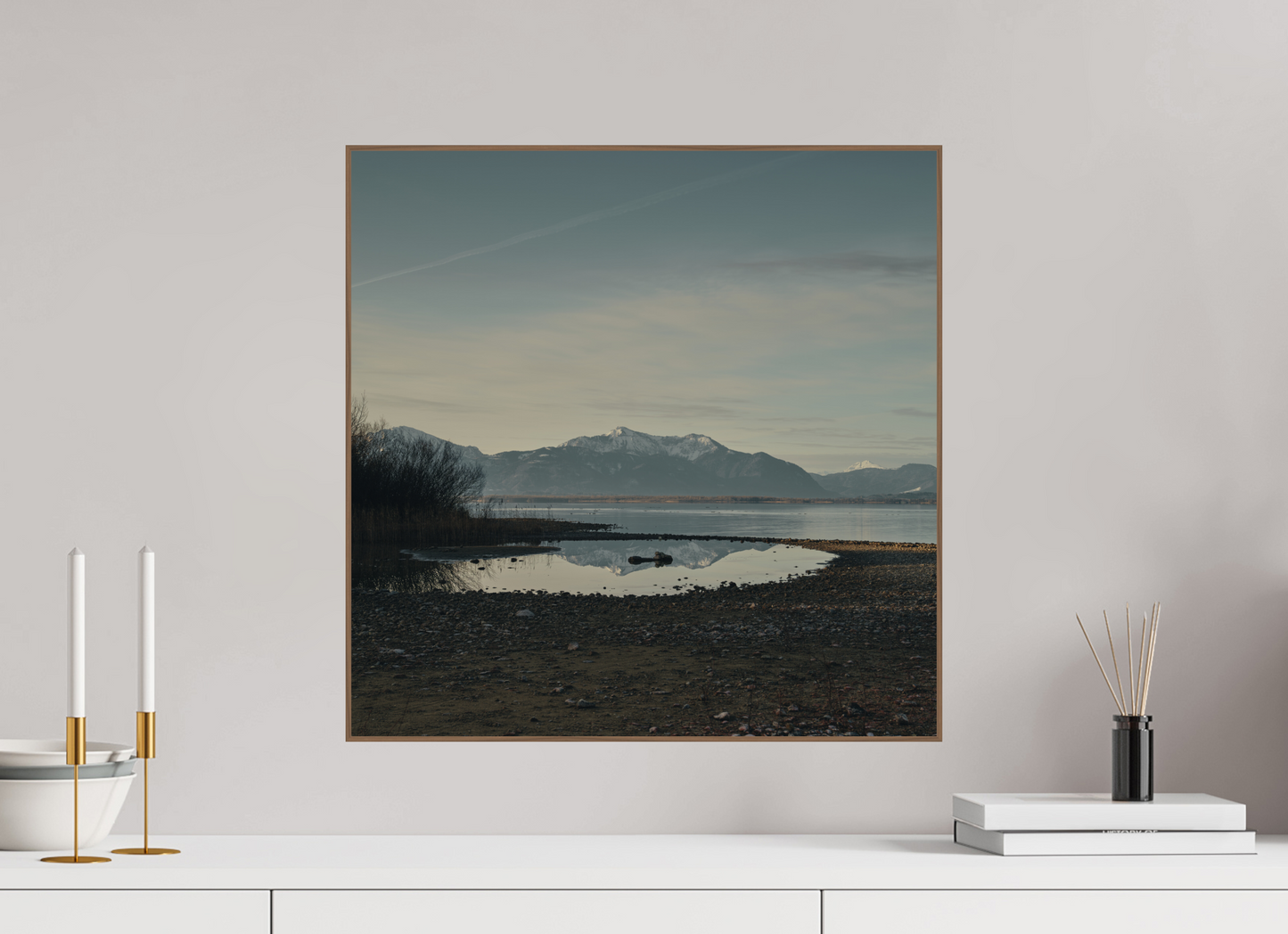 "chiemsee fokus I" - Chiemsee am Morgen