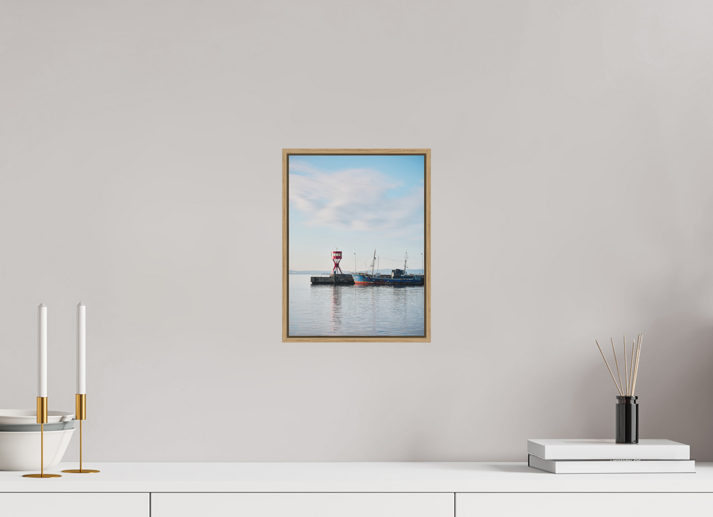 "im Hafen" Teil des Hafens von Sassnitz