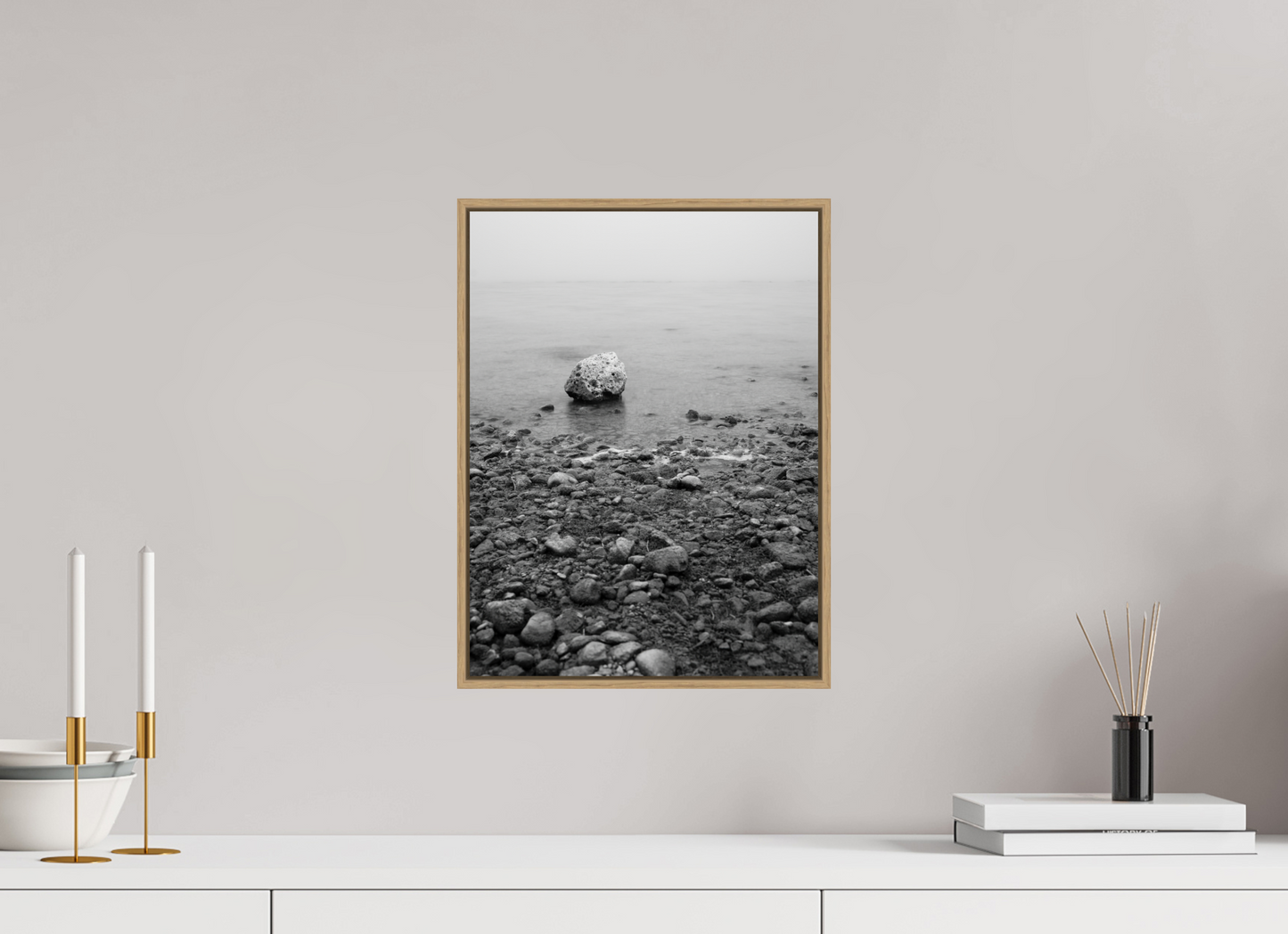"der kalte stein" Chiemsee Fine Art Photography