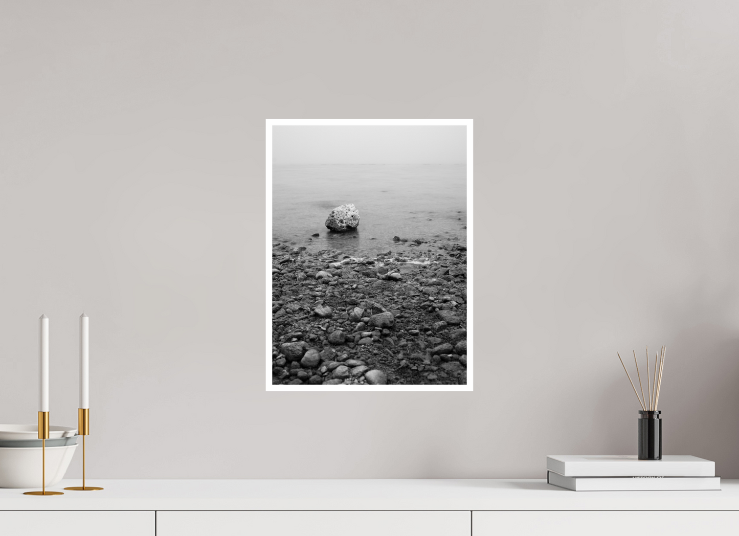 "der kalte stein" Chiemsee Fine Art Photography