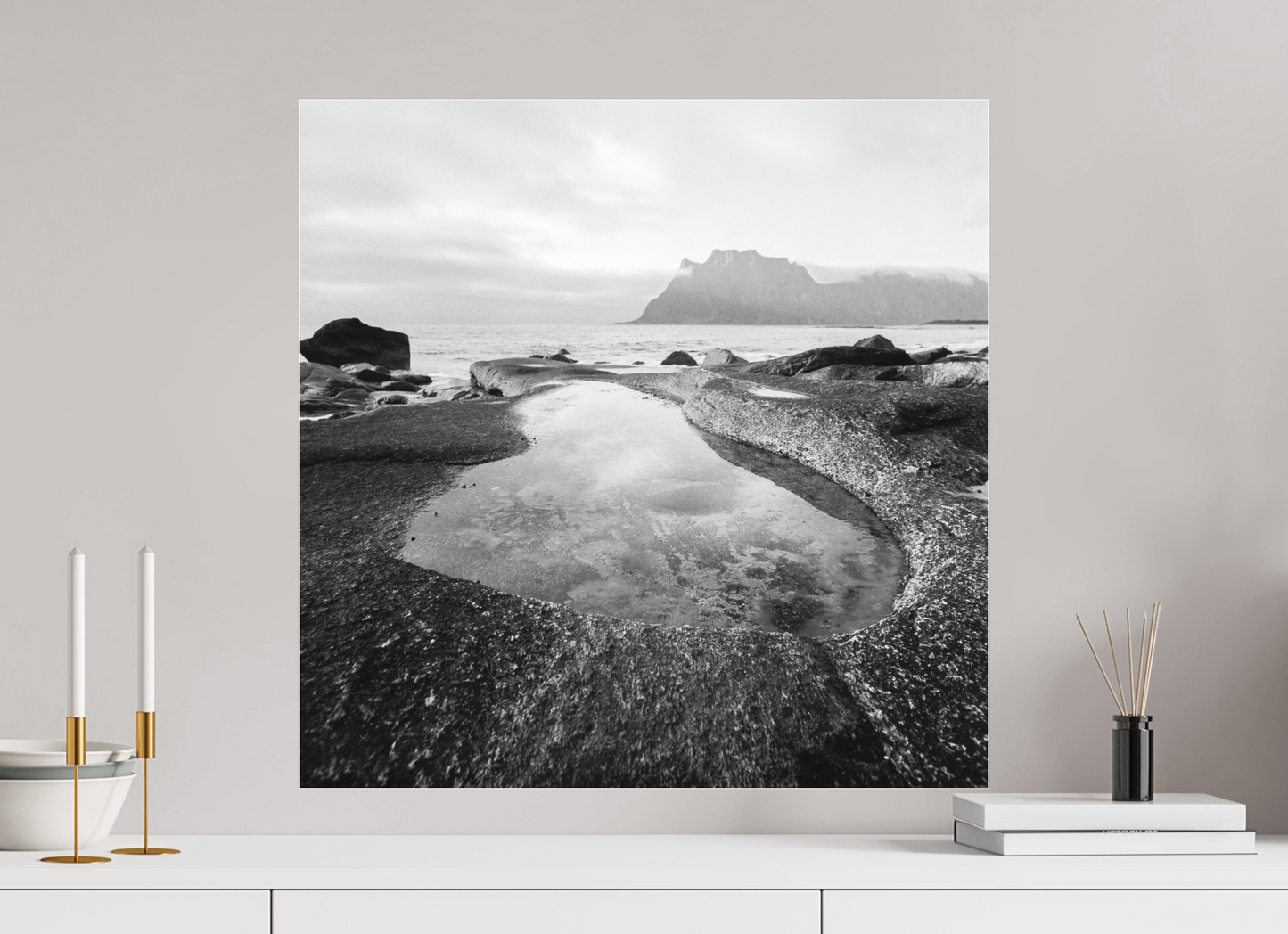 "the scar of nature" - Landscape on the Lofoten Islands in Norway