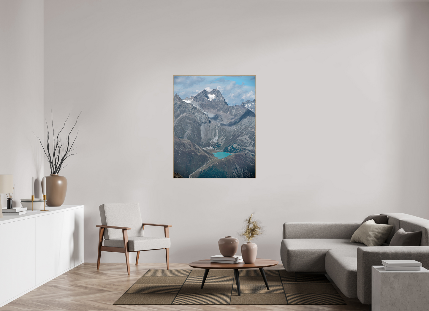 "blue lake" photo from the Ötztal glacier region