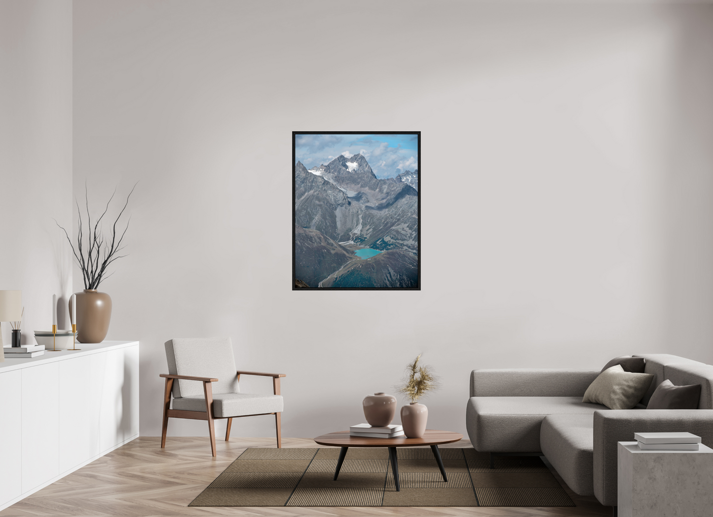 "blue lake" photo from the Ötztal glacier region