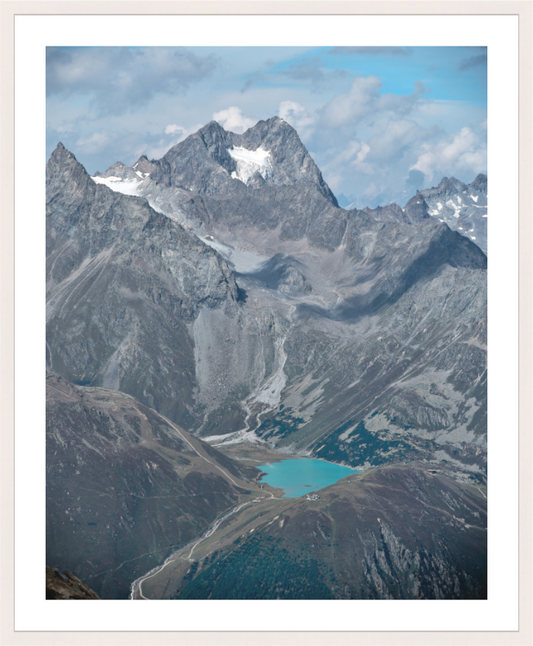 "blue lake" Aufnahme aus der Ötztalgletscherregion