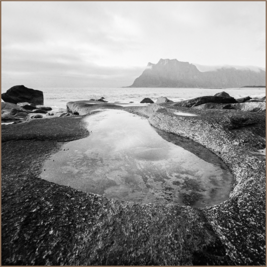 "the scar of nature" - Landschaft auf den Lofoten in Norwegen