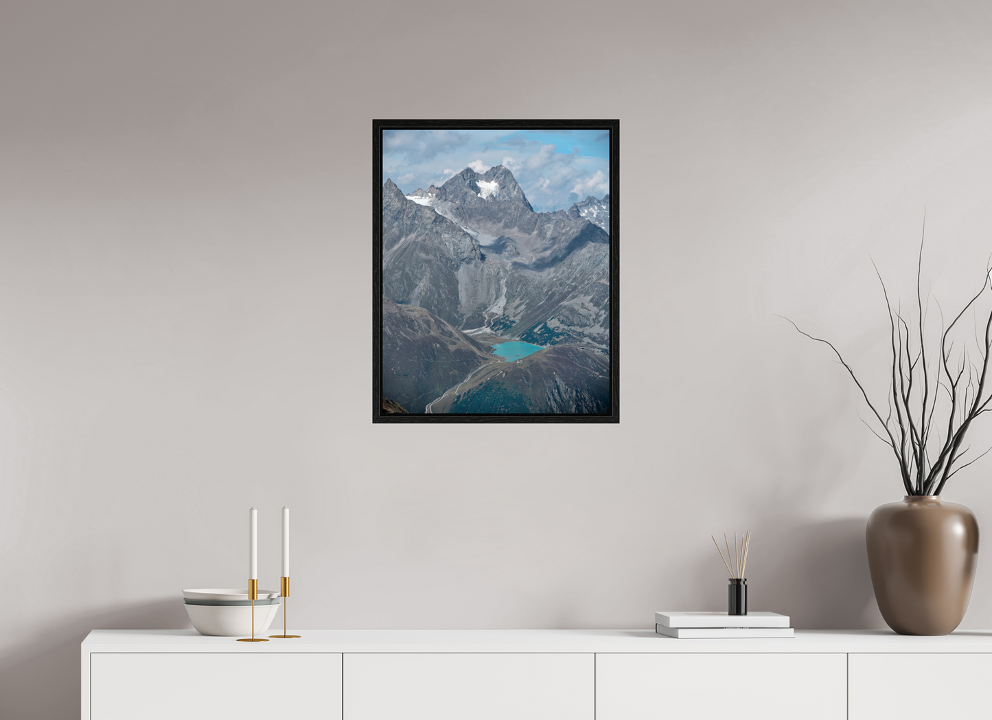 "blue lake" photo from the Ötztal glacier region