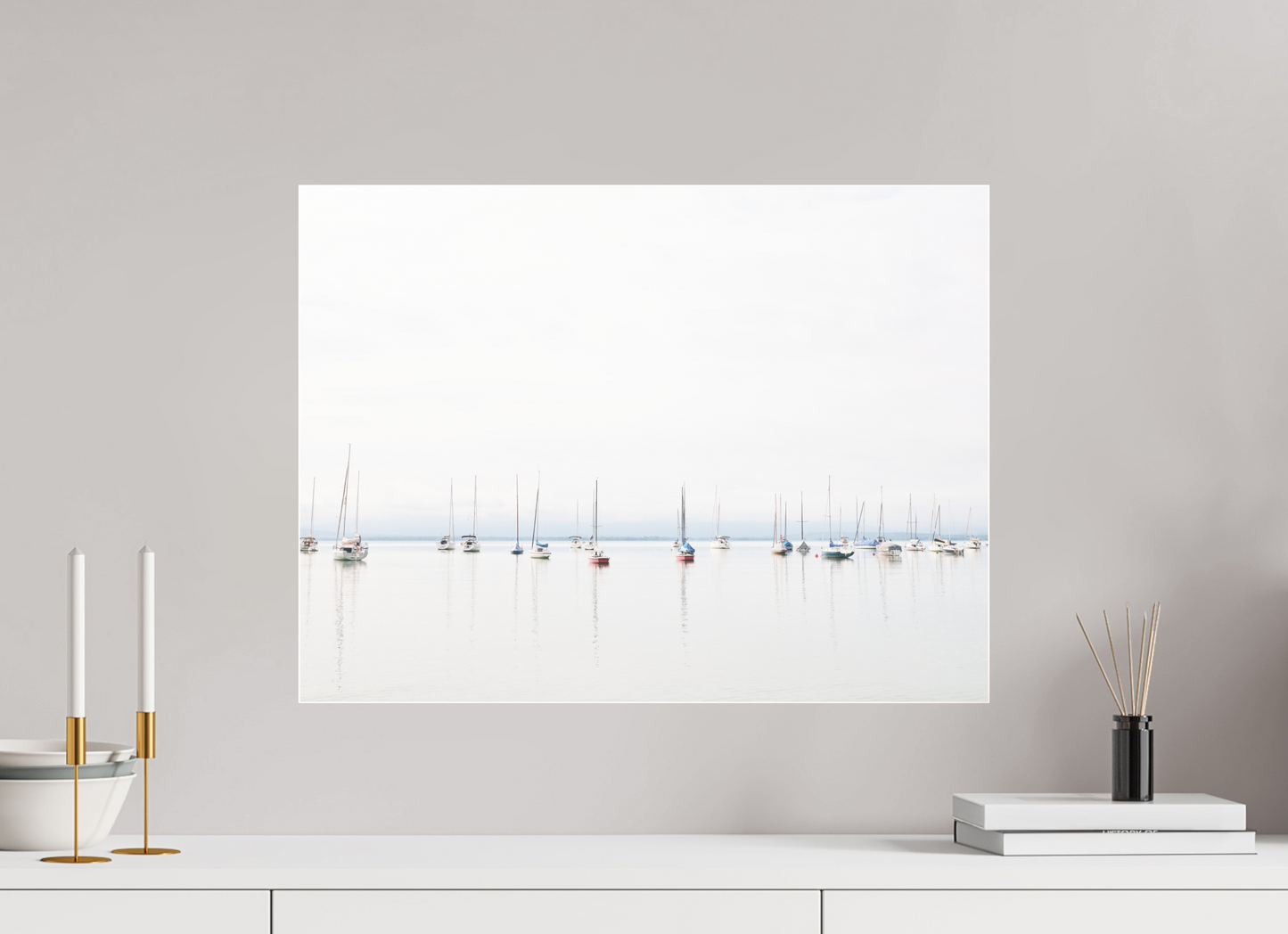 "22 Boats" Chiemsee in summer