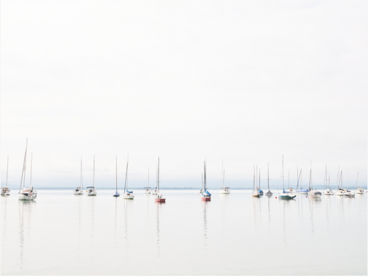 "22 Boote" Chiemsee im Sommer