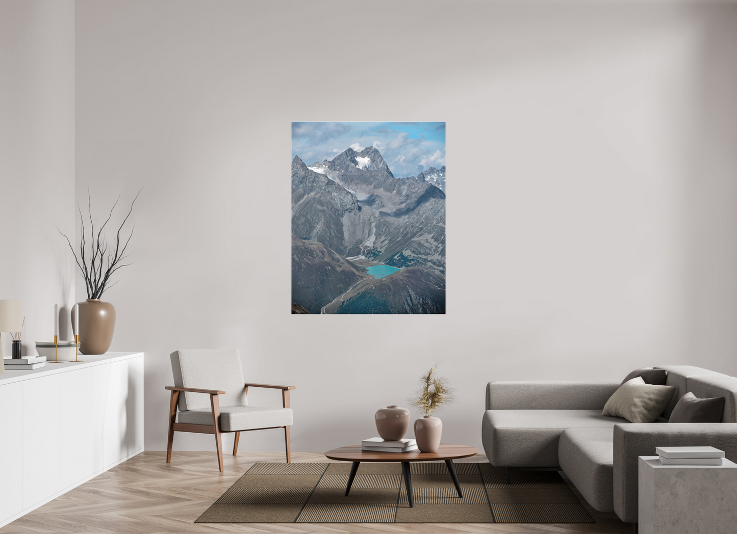 "blue lake" photo from the Ötztal glacier region