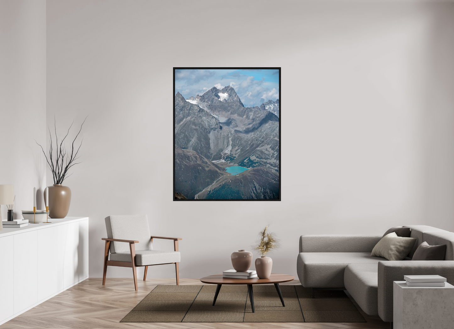 "blue lake" photo from the Ötztal glacier region