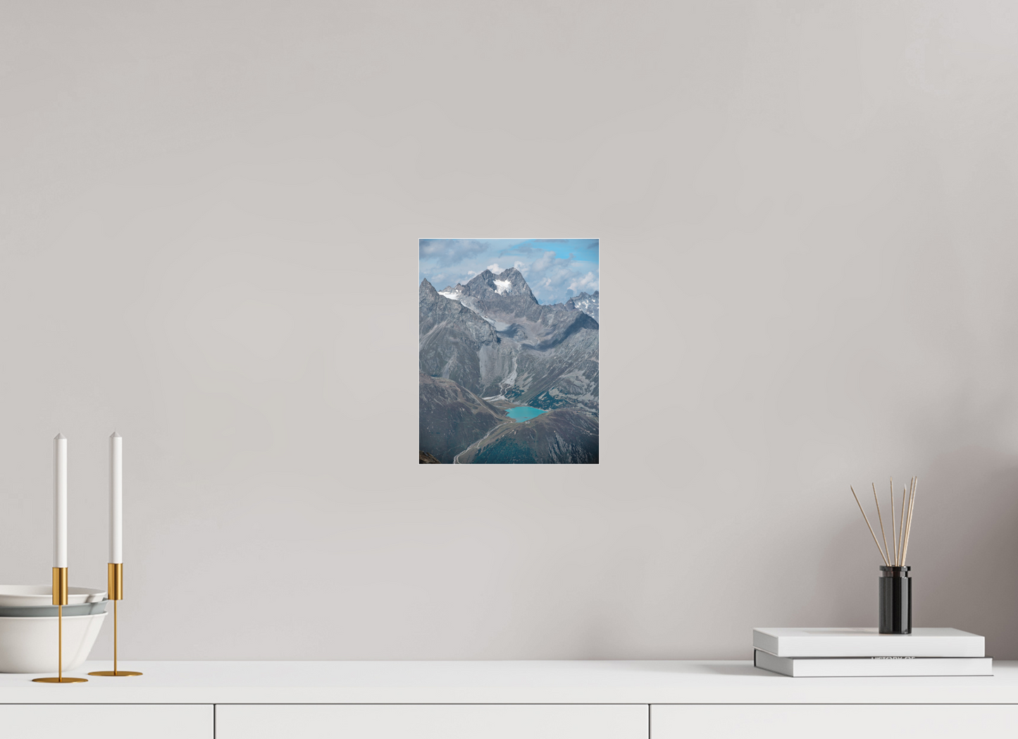 "blue lake" photo from the Ötztal glacier region