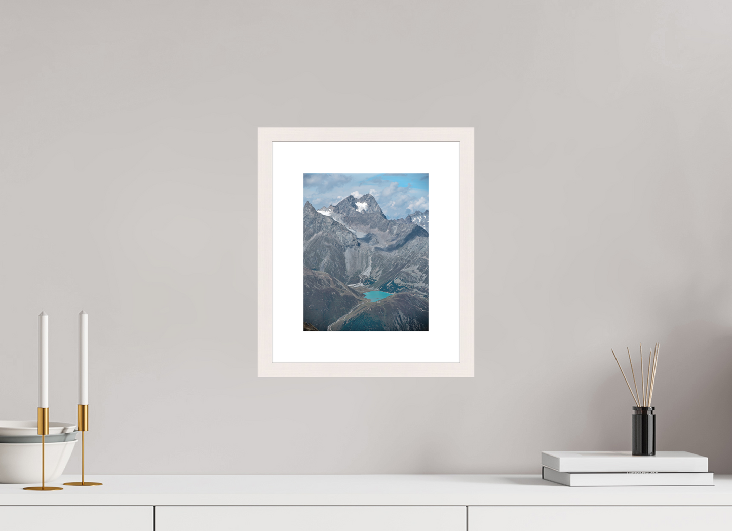"blue lake" photo from the Ötztal glacier region