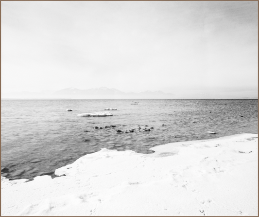 "home is were you feel good" - Chiemsee im Winter