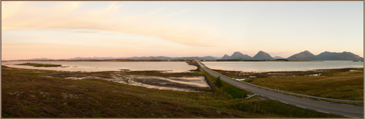 "ich fühle mich frei" - Panorama einer Brücke in Westnorwegen